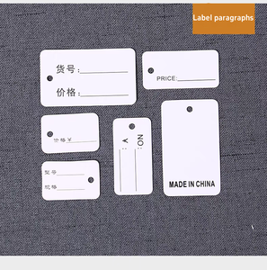 Chất Lượng Cao Sang Trọng Tùy Chỉnh In Treo Thẻ Bán Buôn Giấy Đu Quần Áo Thẻ Giá Cả Cạnh Tranh Cho Tùy Chỉnh Nhãn - Product Image 4