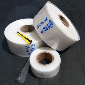Hardware di plastica trasparente per spedizione elettronica per tubi giocattolo confezione trasparente rotolo di PE borsa tubolare lunga sottile - Product Image 5