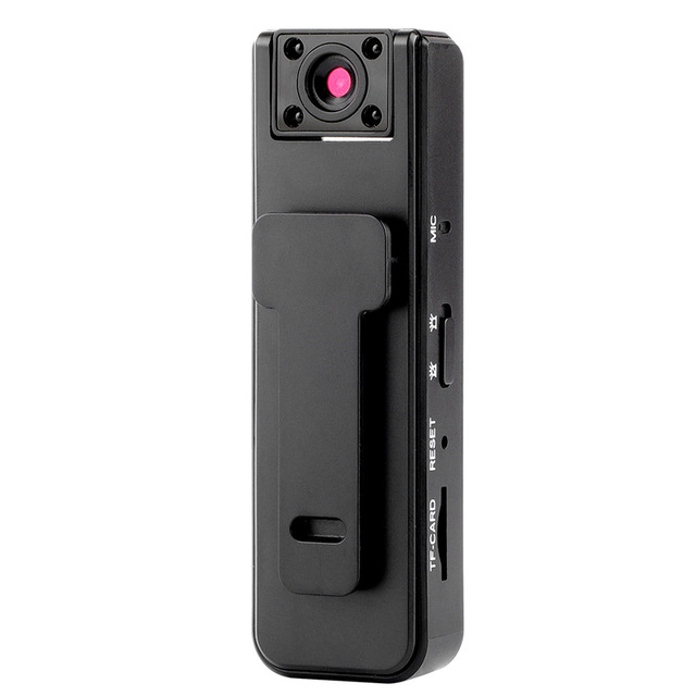 Ultra-clear 1080p Motion Camera VLOG Recorder with Infrared Night Vision Anti-shake Remote Monitoring TF Card Support