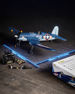 Avion jouet <span class=keywords><strong>F4U</strong></span> <span class=keywords><strong>Corsair</strong></span> en mousse à ailerons, à voilure fixe avec gyroscope, acrobaties à une touche et auvent amélioré - Product Image 4