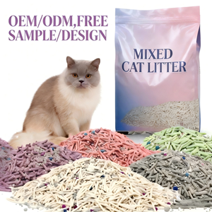 Litière pour chat écologique mixte, faible en poussière et anti-odeurs, sable de tofu et argile de bentonite pour un nettoyage efficace - Product Image 3