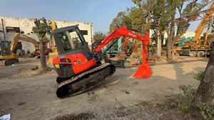 Miniexcavadora Kubota U55 Usada 100% Japonesa en Venta, Buen Estado, Buen Precio, Peso Operativo de 5 Toneladas, Componentes Principales Incluidos - Product Image 2