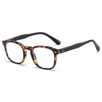 Lunettes de lecture unisexes pour hommes et femmes, 1 pièce, cadre carré bleu, léger, presbytie, 8062 pièces