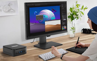 Mini PC ACEMAGIC de Alto Rendimiento, 16G+512G, Intel N150 para Juegos, Deportes Electrónicos y Uso Doméstico, Mini Computadora de Escritorio con SSD de 16GB y Video