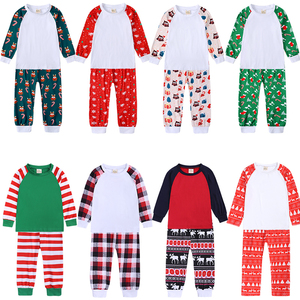 Conjunto de Pijamas Navideños Familiares Personalizados de Poliéster para Sublimación <span class=keywords><strong>Ropa</strong></span> para <span class=keywords><strong>Mujer</strong></span> y Niños - Product Image 1