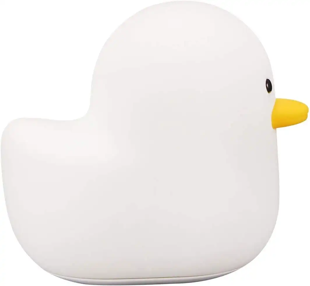 New design baby Led charging cute nerdy duck silicone silicone night light children's sleep eye protection light