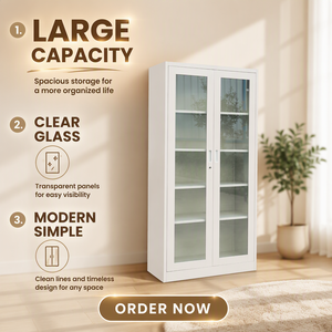 Factory Cheap Price <strong>White</strong> Office <strong>Filing</strong> <strong>Cabinet</strong> Steel Swing Door Storage Steel Home <strong>Cabinet</strong> Within 5 Layers Cupboard - Product Image 3
