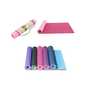 Wholesale Custom Printed Tpe Print Yoga Mat Yogamat Tappetino Potable Mata De Exercise Yoga Mat Mats