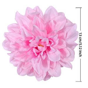 Tête de fleur artificielle Dahlia 13cm, branche unique, pour décorations de mariage - Product Image 2