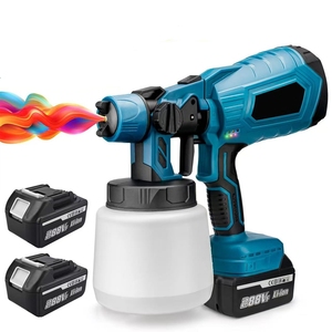 <span class=keywords><strong>Pistolet</strong></span> de peinture électrique JimBon 600W 700W à aspiration par gravité avec godet de 1200ML pour véhicules, voitures, bois et clôtures 650 800W - Product Image 2
