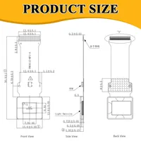 Viseur d'affichage OLED de 0,39 pouce pour drone FPV, photographie aérienne, imagerie thermique, vision nocturne, dispositif 1024*768 Micro AV HD