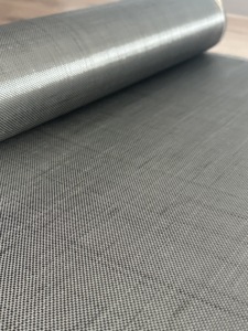Tissu en fibre de carbone léger de haute qualité <span class=keywords><strong>1k</strong></span> 100gsm, tissé uni/twill, en rouleau, imperméable, isolant thermique, pour sac de voiture et extérieur - Product Image 2