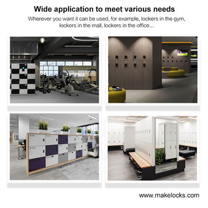 Gran oferta MK716, cerradura de casillero de combinación mecánica de 4 dígitos, cerradura de código de 4 dígitos para armario público con llave maestra - Product Image 5