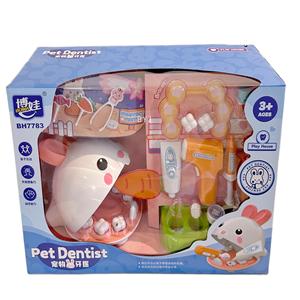 Juego de Juguetes Educativos para Niños, Simulación de Dentista, Juego de Imitación de Dentista, Juguetes de Cuidado Dental, Juguetes para Casa de Juegos - Product Image 1