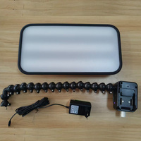 Lampe de débosselage sans peinture pour voiture à 9 LED, avec pompe manuelle et chargeur de batterie Makita 18V, 40-20cm, pour réparation de bosses de grêle