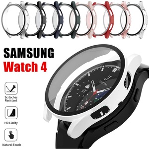 Custodia + Cover in vetro temperato per <span class=keywords><strong>Samsung</strong></span> Galaxy <span class=keywords><strong>Watch</strong></span> <span class=keywords><strong>4</strong></span> 40mm 44mm custodia opaca per PC custodia protettiva per paraurti accessori per orologi intelligenti - Product Image 2