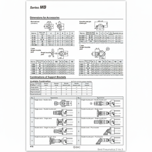 SMC Pneumatics Tipo Y Junta de doble nudillo Parte neumática de la Y-03M - Product Image 1