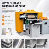 Machine de polissage professionnelle pour surfaces miroir en acier inoxydable - Finitionnateur automatique à plat avec système de contrôle PLC de précision