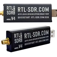 Récepteur radio logiciel original RTL-SDR Blog V4 R820T2 amélioré R860T TCXO HF alimenté par USB en métal