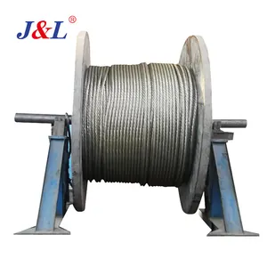 Julisling Wire Rope Sling Steel 1x37 1x61 1x91 Round Stand Galvanized Cutting GB Construction Over Shock Galvanized Steel 6 Inch