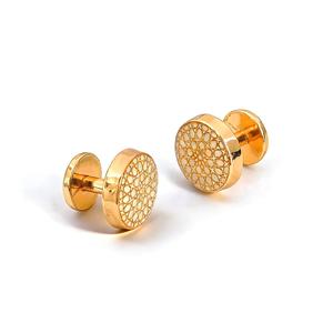 Botón de metal dorado KUNSHUO para ropa Baju Melayu, botón personalizado con logo de marca para camisas y ropa Baju Melayu - Product Image 6