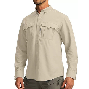 Camisa de Pesca para <span class=keywords><strong>Hombre</strong></span> de Venta Directa, Manga Larga, Alta Transpirabilidad, Camisa de Trabajo para Exteriores OEM - Product Image 5