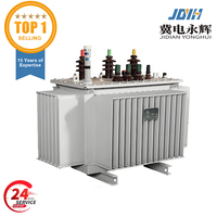 Transformateur de puissance immergé dans l'huile de 100 kVA à 2500 kVA, transformateur de distribution