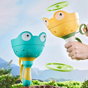 Wholesale Flying Saucer <b>Disc</b> Launcher Kids Toys Pull String Throw Catch Outdoor Sport Propeller Children Gift for Boy Girl - Product Image 1