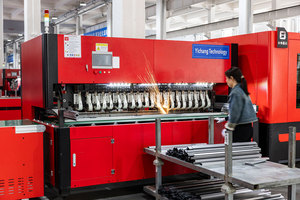 Machine de soudage par points automatique, soudeuse par points CNC, système de soudage de précision pneumatique pour la production de panneaux d'étagères de classeurs - Product Image 2