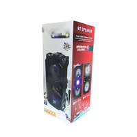 Nuevo Modelo de Altavoz Portátil de Madera con USB, Tarjeta TF, Radio FM, Altavoz Bluetooth Inalámbrico, Sistema de Karaoke para Teléfono Inteligente y Ordenador Portátil
