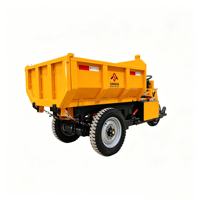 Peru Country Mining Use 3-Rad-Elektro-Muldenkipper für den Bergbau / Mini-Dumper-Truck zum Verkauf Elektrischer Minidumper