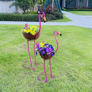 Ensemble de 2 pièces <span class=keywords><strong>Décoration</strong></span> de <span class=keywords><strong>jardin</strong></span> d'extérieur Pot de plante en <span class=keywords><strong>métal</strong></span> Artisanat Créatif Support de fleurs en paon <span class=keywords><strong>Décoration</strong></span> de <span class=keywords><strong>jardin</strong></span> - Product Image 6