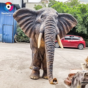 Thực tế đi bộ animatronic động vật voi trang phục cho động vật và vườn thú công viên diễu hành - Product Image 3