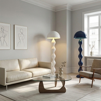 Lampe sur pied LED moderne en forme de gourde, abat-jour en forme de dôme de champignon, lampe sur pied pour salon, décoration de la maison