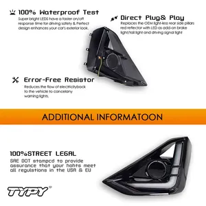 Nouveaux feux de jour à LED TYPY pour voiture, 6000 lumens, 6000K, pour Isuzu D-Max 2024 2025, clignotants - Product Image 2