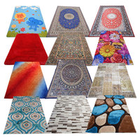 Custom Printed Patterns Eco-Friendly Anti-Slip Kid's Polyester Soft Fleece Rug Animal Design Area Carpet for Children's Room