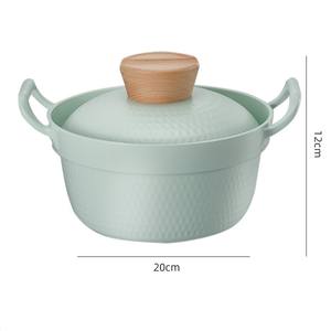 Cuisinière à gaz domestique de style coréen Double poignée <span class=keywords><strong>Pot</strong></span> en aluminium émaillé électrique <span class=keywords><strong>Pot</strong></span> spécial soupe Pots instantanés en métal - Product Image 5
