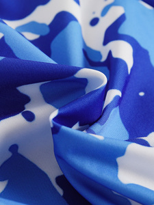 <span class=keywords><strong>Maillot</strong></span> <span class=keywords><strong>de</strong></span> <span class=keywords><strong>bain</strong></span> une pièce à manches longues pour bébé garçon, imprimé camouflage bleu et blanc, en spandex/polyester, avec fermeture éclair, bonnet <span class=keywords><strong>de</strong></span> <span class=keywords><strong>bain</strong></span>, deux pièces, pour la plage - Product Image 5