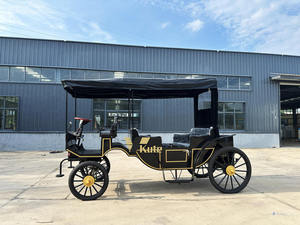 Voiture de tourisme à batterie certifiée CE, pneus résistants à l'usure, conduite stable, chariot à chevaux vintage - Product Image 6