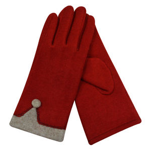 Gants d'hiver pour femmes, coupe-vent, chauds, avec pompon et bouton, design décontracté, compatibles écran tactile, pour la ville, les voyages, la conduite, l'extérieur et le quotidien - Product Image 5