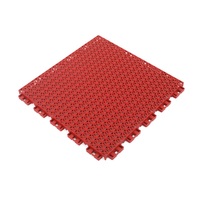 Baldosas para Cancha de Baloncesto de 25x30 Pies, Económicas, Rojas y Negras, para Exteriores, Patio Trasero, Piso para Cancha de Baloncesto