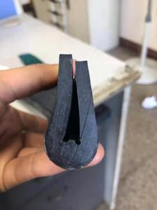 אטם סיליקון ג'ל בצורת <span class=keywords><strong>E</strong></span>, אטם גומי סיליקון, פרופילי <span class=keywords><strong>EPDM</strong></span> בצורה מותאמת אישית - Product Image 4