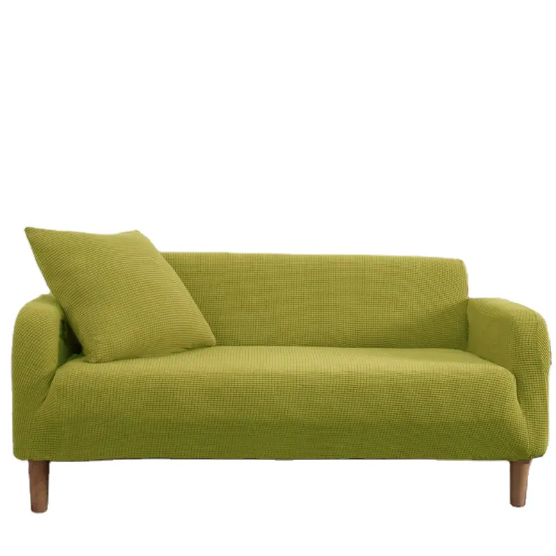 Modern Plain Full I Form Elastic Stretch Sofa bezug Stoff Günstige Wohnzimmer Polyester Wasserdichte Sofa bezug