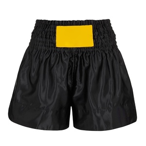 Litthing — short de combat extensible de couleur unie, accessoire de boxe pour les Arts martiaux thaï, grande taille, vente en gros - Product Image 1