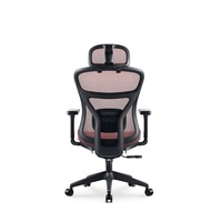 Chaise de bureau pivotante moderne JOHOOFURNITURE avec dossier haut en maille, hauteur réglable et appui-tête rembourré épais, directement de l'usine