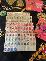 Yunduo Modern Pearl Water Ripple Equestrian Mahjong untuk 4 Pemain Bahan Akrilik Siap Dikirim Langsung dari Stok