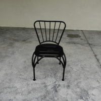 Chaise de repos moderne en métal pour salon, banquet, restaurant, salle d'attente, hôtel, jardin extérieur, balcon