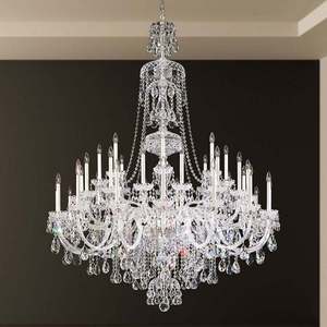 European Custom Large Hanging <b>Light</b> Villa Double Floor Hote Wedding Decoration Crystal Chandelier - Product Image 4