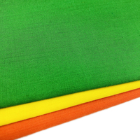 Tissu Popeline Teint Uni Extensible Résistant à l'Eau 90% Polyester 10% Coton 100gsm Poids Moyen Double Face pour Vêtements et Sacs