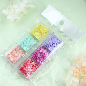 6 grilles/boîte de pétales de fleurs de <span class=keywords><strong>cerisier</strong></span> paillettes de couleur mélangée Nail Art paillettes pour le <span class=keywords><strong>printemps</strong></span> et l'été - Product Image 4